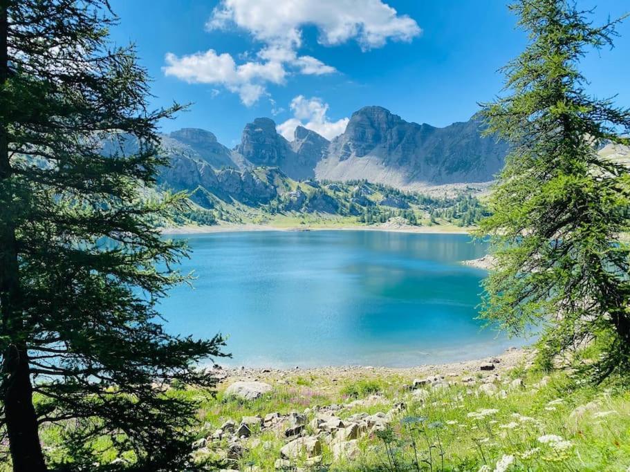 Studio De Charme Avec Vue Sur Le Val D'Allos, Parking Et Wifi Gratuit Exterior foto